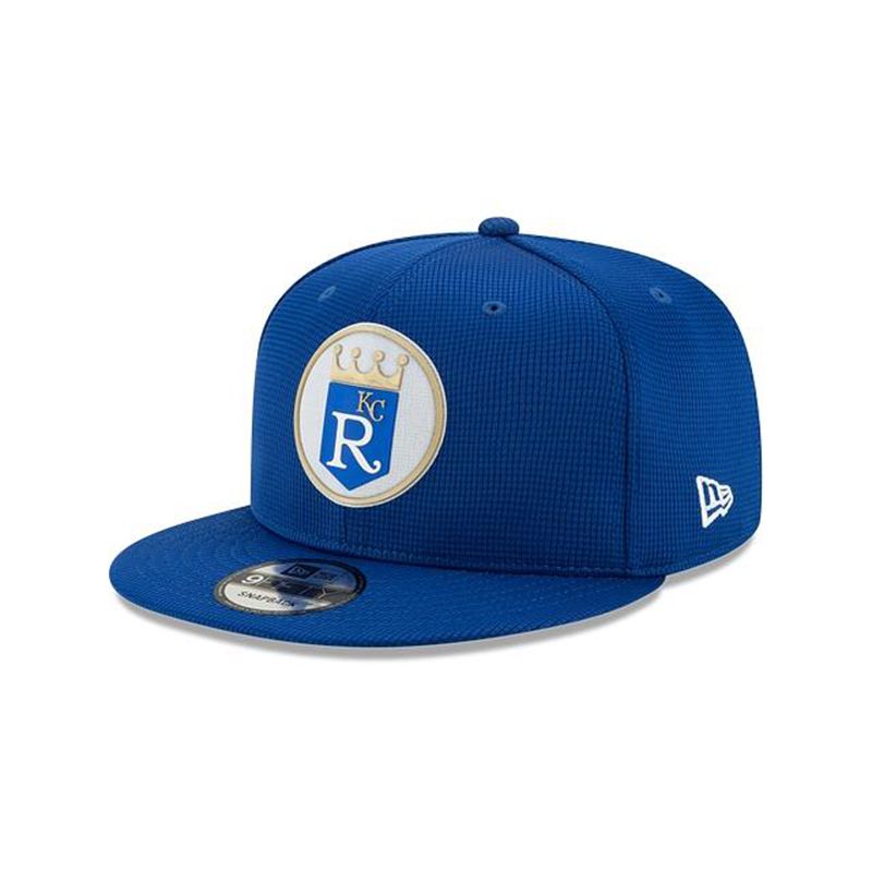 MLB Kansas City Royals Clubhouse Collection 9Fifty Snapback (OTM6821) - Blue New Era Caps